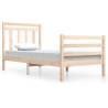 Solid Wood Bed Frame 90x200 cm - Classic Pine Design