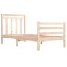 Solid Wood Bed Frame 90x200 cm - Classic Pine Design