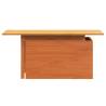 Garden Table Wax Brown - Solid Pine Wood | HipoMarket