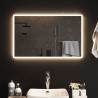 Stylish LED Bathroom Mirror 50x80 cm - Waterproof & Convenient