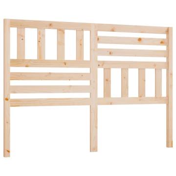 Stylish Solid Wood Pine Bed Headboard - 146x4x100 cm