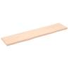 Wall Shelf 180x40x(2-4) cm Untreated Solid Wood Oak Colour natural Size 180 x 40 x 4 cm Quantity in Package 1 Number of Pieces 