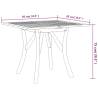 Solid Acacia Garden Table 85x85x75 cm - Durable & Elegant