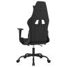 Swivel Gaming Chair with Footrest - Black & Camouflage Fabric