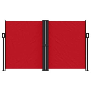 Retractable Side Awning Red 140x1200 cm - Stylish Shade Solution