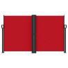 Retractable Side Awning Red 140x1200 cm - Stylish Shade Solution