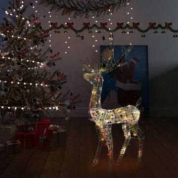 Colorful Acrylic Reindeer Christmas Decoration with 140 LEDs