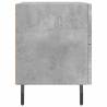 Stylish Concrete Grey Bedside Cabinets - Set of 2