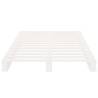 Pallet Bed White 90x190 cm Single Solid Wood Pine - HipoMarket