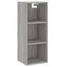 Stylish Highboard Grey Sonoma - Engineered Wood | HipoMarket