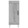 Stylish Highboard Grey Sonoma - Engineered Wood | HipoMarket