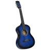 Classical Guitar for Beginner and Kids Blue 3/4 36" Colour blue Size 3/4 36" 