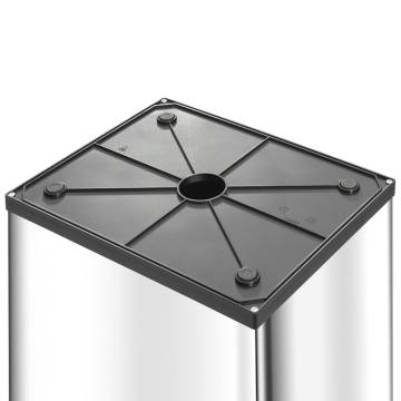 Hailo Waste Bin Big-Box Swing 35L Stainless Steel - Buy Now