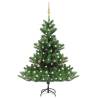 Nordmann Fir LED & Ball Set - 180cm Artificial Christmas Tree