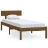 Honey Brown Solid Wood Pine Bed Frame 90x190 cm Single