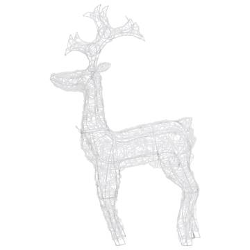 Stunning Reindeer Christmas Decorations - 3 pcs Acrylic