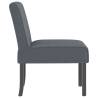 Dark Grey Velvet Slipper Chair - Comfortable & Stylish