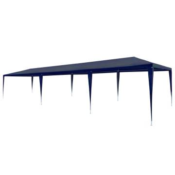 Party Tent 3x9 m PE Blue - Durable Outdoor Canopy