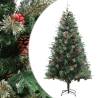 Christmas Tree with Pine Cones Green 195 cm PVC&PE Size 195 x 80 cm Quantity in Package 1 Number of Branch Tips Number of LEDs 