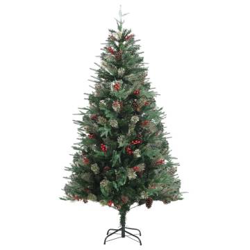 195 cm Christmas Tree with Pine Cones - PVC & PE - Hipomarket