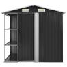 Garden Shed with Rack Anthracite – Durable Storage Solution