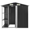 Garden Shed with Rack Anthracite – Durable Storage Solution