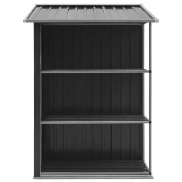 Garden Shed with Rack Anthracite – Durable Storage Solution