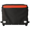 Bike Trailer Black and Orange - Heavy Duty 45 kg Iron Cargo