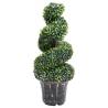 Artificial Boxwood Spiral Plant with Pot Green 89 cm Size 29 x 89 cm Quantity in Package 1 