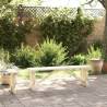 Garden Bench 115 cm | Solid Wood Fir - Stylish & Durable