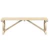 Garden Bench 115 cm | Solid Wood Fir - Stylish & Durable