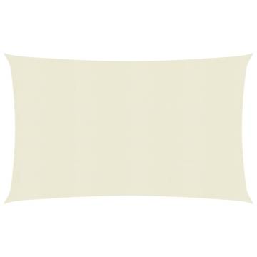 Sunshade Sail 160 g/m² Cream 6x7 m - UV Resistant