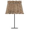 Brown Wicker Lamp Shade Ø20x15 cm - Stylish and Functional