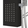 Stylish Black Aluminium Shower Panel System | Hipo Market