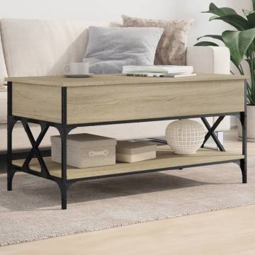 Stylish Coffee Table Sonoma Oak 100x50 cm | HipoMarket