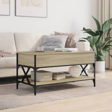 Stylish Coffee Table Sonoma Oak 100x50 cm | HipoMarket