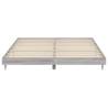 Bed Frame Grey Sonoma 160x200 cm | Durable & Stylish