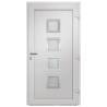 Front Door White 98x200 cm - Elegant & Secure Entrance