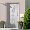 Front Door White 88x200 cm - Elegant & Secure Entry