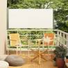 Patio Retractable Side Awning 160x300 cm Cream Colour cream Size 160 x 300 cm Quantity in Package 1 