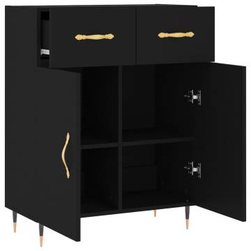 Modern Black Sideboard - 69.5x34x90 cm | HipoMarket