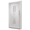 Front Door White 98x190 cm - Secure & Elegant Design