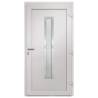 Front Door White 98x190 cm - Secure & Elegant Design