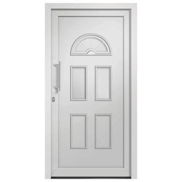 Front Door White 88x190 cm - Elegant & Secure Entrance