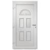 Front Door White 88x190 cm - Elegant & Secure Entrance