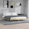 Bed Frame Sonoma Oak 120x200 cm Engineered Wood Colour sonoma oak Size 120 x 200 cm 