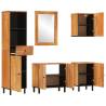 5 Piece Bathroom Cabinet Set - Solid Wood Acacia | Hipo Market