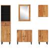 5 Piece Bathroom Cabinet Set - Solid Wood Acacia | Hipo Market