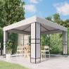 Gazebo with Double Roof 3x3 m White Colour white Size 3 x 3 m 