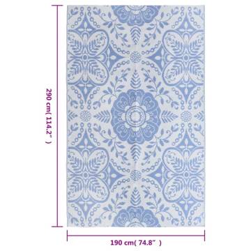 Trendy Outdoor Carpet Baby Blue 190x290 cm | HipoMarket